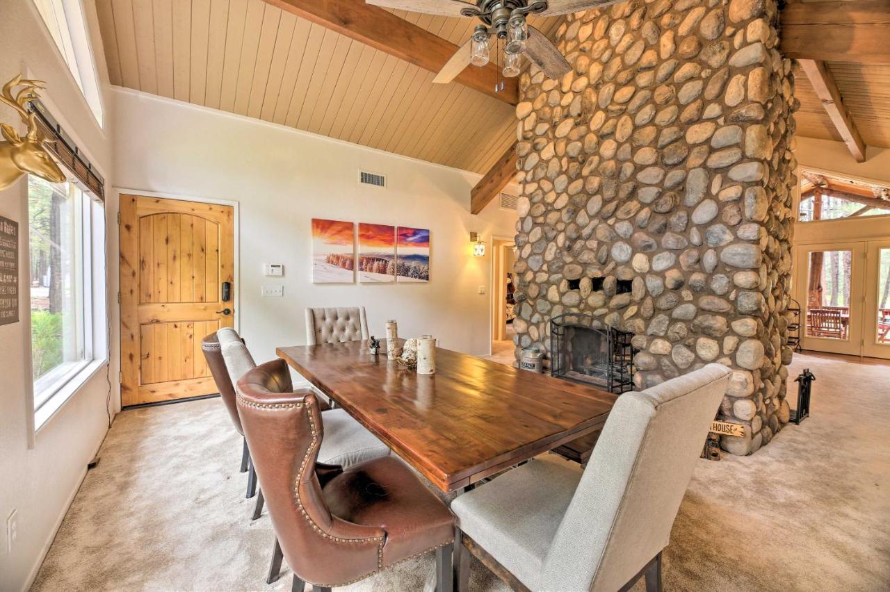 Lush Pinetop Retreat With Large Deck And Wooded Yard! Exteriér fotografie